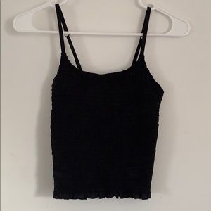 tight cropped tank top